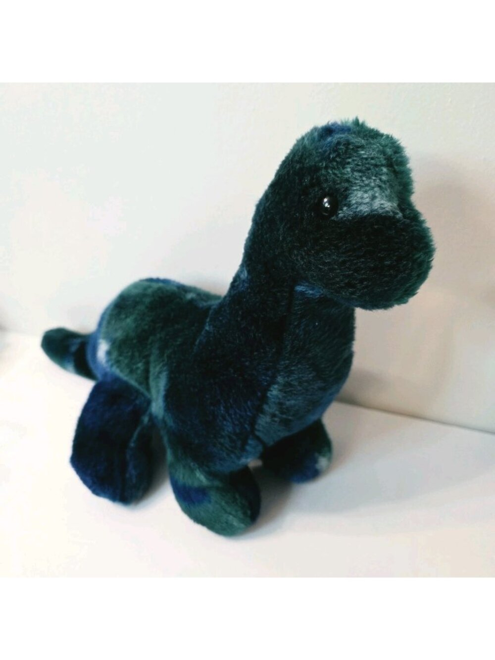 Vtg Ty Beanie Buddy Bronty Long Neck Dinosaur Dino Stuffed Plush 1999